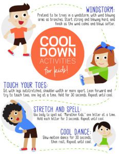 cool down activities