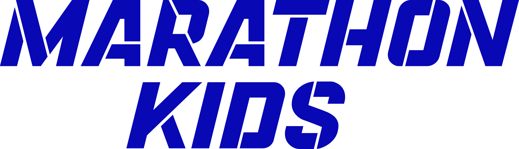 marathon kids logo blue