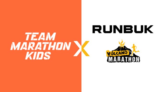 Team Marathon Kids and Runbuk logo lockup